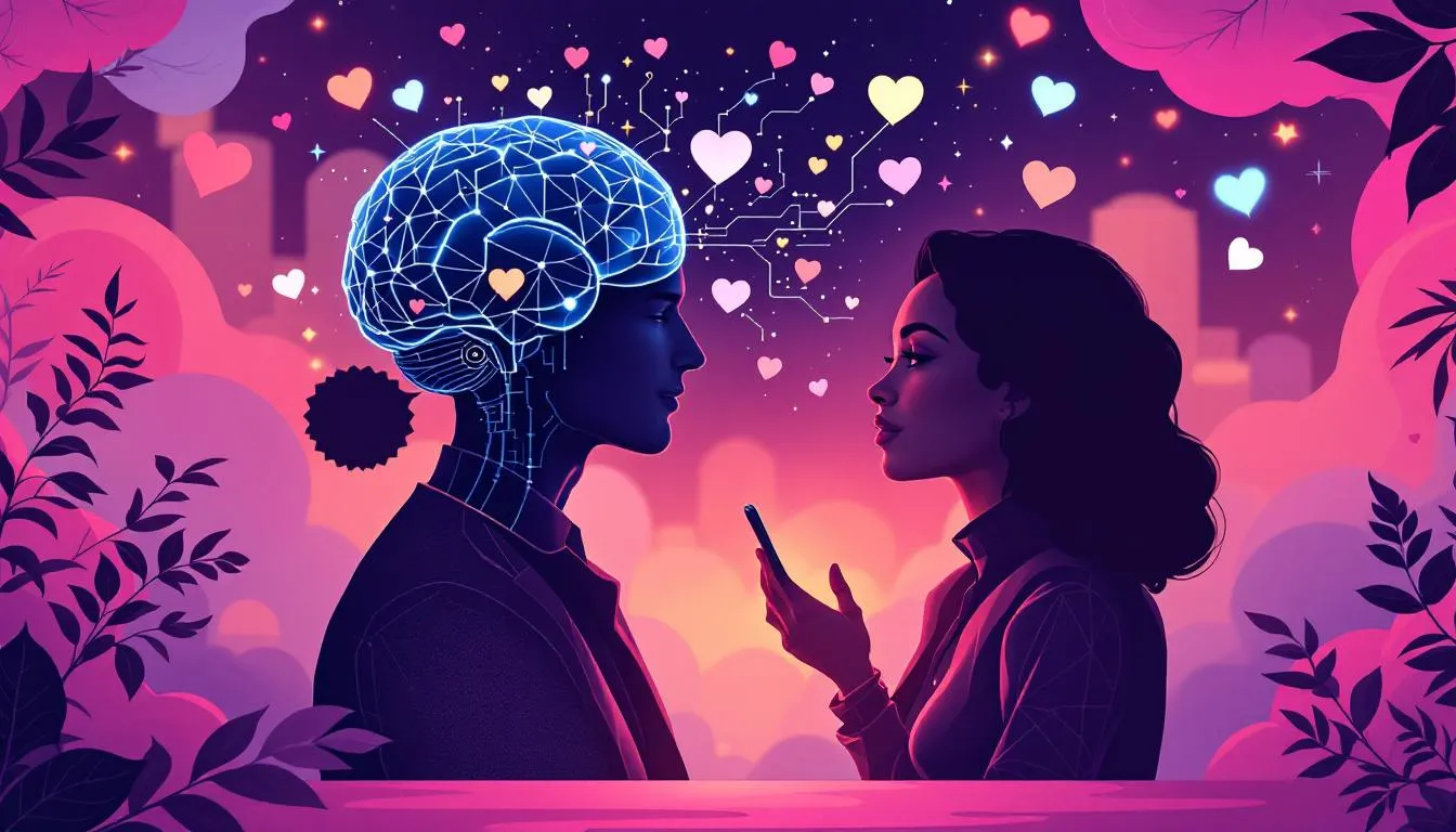 AI-powered emotional trigger conversations showing couples in deep emotional connection and chemistry